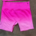 PINK - Victoria's Secret Victoria’s Secret PINK Matching Set Shorts & Bra Pink Ombré size M Biker Photo 4