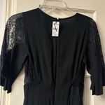 EXPRESS New long black dress with lace design Photo 11