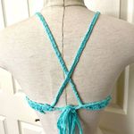 Bali Chic Blue crocheted bikini top Blue Size M Photo 2