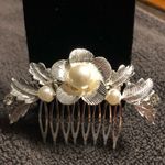 Fancy Hair Accessory Bridal Hair Piece Silver Photo 1