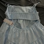 Urban Outfitters  Pinstripe Open Back Babydoll Dress Photo 3