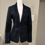 1. State $255  Women's Blue Wild One Panel Plaid One-Button Jacket Blazer Size 6 Photo 2