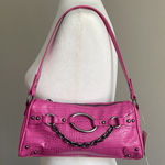 Urban Outfitters NWT Stylish Pink Croc-Embossed Women's Bag Photo 0