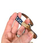 Tabitha Simmons Calla Blue & Ecru Floral Printed Leather Platform Heels Sandals Size 8 Photo 8