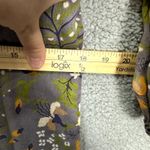 Gap Mini Dress‎ Women Small Gray Floral Long Sleeve Cottagecore Boho Y2K Spring Photo 4