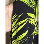 Susan Graver  Womens 2X Green Floral‎ Liquid Knit Cropped Pants Pockets Resort Photo 4