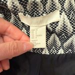 H&M Womens Textured Weave Collarless Open Front Overcoat Jacket Size 4 Photo 4