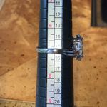 Genuine Sky Blue Topaz Rainbow Moonstone Sterling Silver Ring Size 7 Photo 8