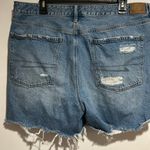 American Eagle  Outfitters EUC Ripped Blue Jean Shorts Photo 1