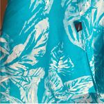 Nautica Swim Cover Wide Leg Pants Leaf Hawaiian Pattern Large Photo 3