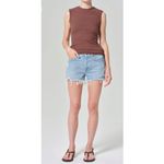 AGOLDE  Parker Vintage Cut-Off Shorts in Swampmeet Button Fly Size 25 Photo 1