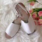 Bamboo  Casual Sling Back White Sandals Slide Slip SIZE 9 Photo 1