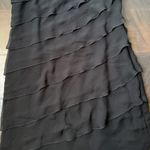 White House | Black Market  Black Ruffle Dress Photo 4