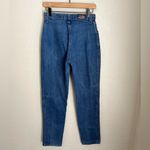Ozark Mountain Vintage High Waisted Western Southwestern Bareback Denim Jeans Size 27 Photo 2