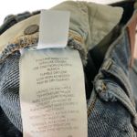 Free People  Jeans High Rise Distressed Skinny Button Fly 26 Photo 5