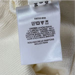 EXPRESS Lace Front Ruffle Trim Sweatshirt Sweater Ivory Large Victorian Country Photo 10