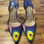 Manolo Blahnik  Carolyne Tie-Dye High-Heel Pump, Multicolor Photo 1