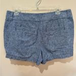 Loft Chambray Linen Cotton Shorts Sz 8 Photo 1