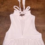 Tuckernuck Pomander Place Morgan Lightweight Gauze Ruffle Neckline Bow Dress White Size M Photo 8