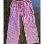 kim rogers Woman’s Kim Roger’s Intimates Sleep Wear Pjs Set Sz Large Fleece Pink Polka Dot Photo 0