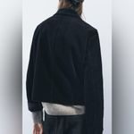 ZARA Black Corduroy Jacket Photo 5