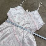 Vintage coquette cottagecore pastel floral y2k lace satin teddy White Size M Photo 4