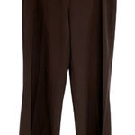 CAbi Brown Wide Leg Womens Trouser Dress Pants 14 Chino Career Work Office Photo 0
