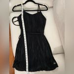 Alo Yoga NWOT Micro Plisse Game On Tennis Dress in Black Shorts underneath S Photo 8