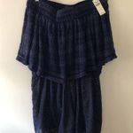 Anthropologie Tiered Eyelet Off-Shoulder Romper Photo 2