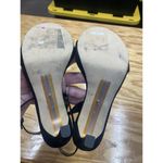 Sam Edelman  Orchid Pumps Women's Size 7 Black Suede Preppy Stiletto Heels S60 Photo 6