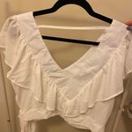 She & Sky White Tie Top Photo 1