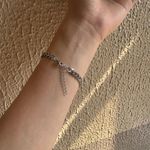 Link Chain Bracelet for Men Women Streetwear Punk Hip Hop Unisex Style Silver Photo 6