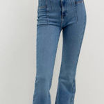 We The Free  Jayde Flare Jeans Size 29 Sunburst Blue NWOT Photo 0