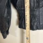 Vtg Maggie Lawrence collection Y2K 90s leather jacket bikercore size medium Black Photo 6