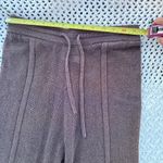 NANUSHKA WOMENS LARGE BEACH Elegant Brown Ribbed Women's Pants Photo 4