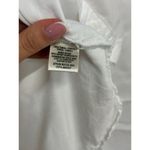 Bella Dahl  Cuff Sleeve Collared Hi-Low Button Down Shirt White Women's Size M Photo 2