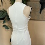 NWT Headed to Cocktail Hour White Halter Tulip Mini Dress Size M Photo 5