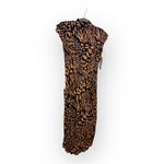 All that jazz Vintage Abstract Animal Print Midi Dress 70s 80s Tiger Cheetah S Photo 1