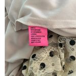 Betsey Johnson White Lace Black Polka Dot Dress 3/4 Sleeve Pretty Y2K Fairy 10 Photo 10