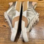 Dolce Vita Zina Plush Sneakers Natural Linen Leather | Size 8 White Photo 4