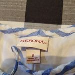 Merona Blue and White Striped Halter Maxi Dress Photo 1