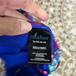 Catalina  Women's XL (16-18) One Piece Swimsuit Pink Fuchsia Green Floral Photo 6