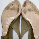 Miu Miu  tan patent leather gold heel slingbacks Photo 8