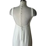 Alexandra Grecco Viola Silk Wedding Gown Ivory Size 8 Open Back White Photo 9