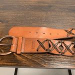 Levi's Women’s Stitched X Link Brown Buckle Belt Photo 4