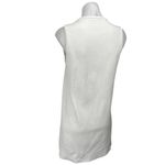 ZARA White Sleeveless Crew Neck Cami Camisole Tank Mini Shift Dress Size S Photo 1