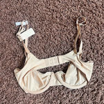 Aerie Women's T-Shirt Bra Size 32D Beige Adjustable Straps Underwired NWT Photo 5