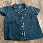 Faherty  x Roller Rabbit Button Down Polo PJ Top Mini Wave Limited Edition Medium Photo 0