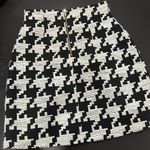 H&M Houndstooth Black & White Skirt Photo 2