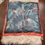 Flamingo tropical print caftan cover up Photo 7